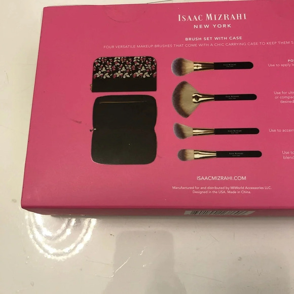 Nwt! Isaac Mizrahi makeup brush set - Picture 2 of 3